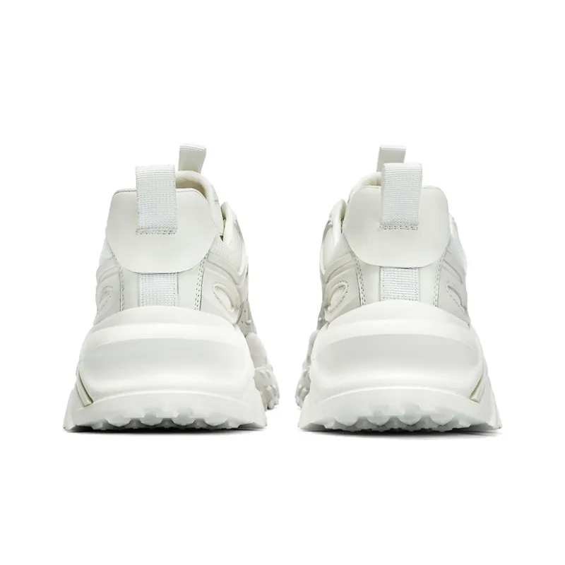BOIGEMES Low Top Chunky Sneakers Men's White-4