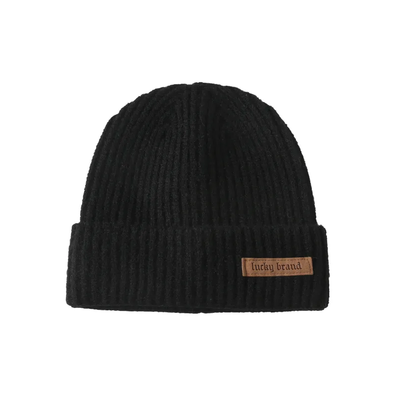 LUCKY BRAND Outdoor Sports Running Cycling Mountaineering Hiking Thickened Vintage Leather-Look Beanie Unisex-6