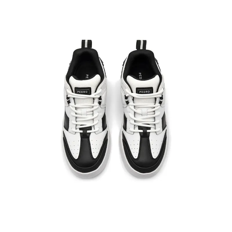 PEDRO Low Top Skateboard Shoes 4cm Women's Black-2