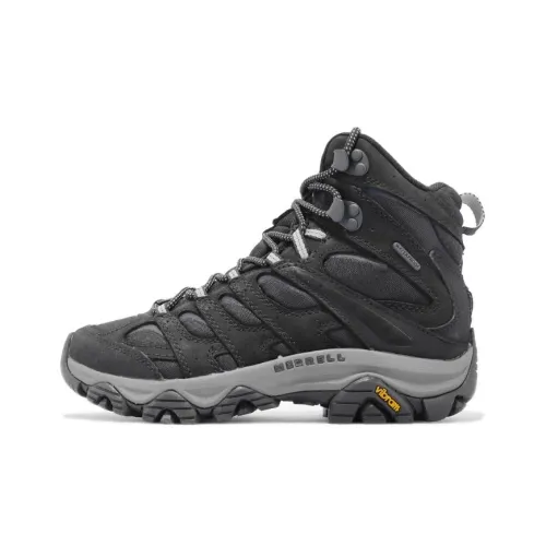 MERRELL MOAB 3 APEX Mid WP Cushioning Wear-Resistant High-Top Outdoor Shoes Women's Black
