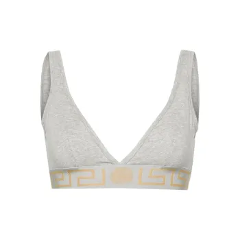 VERSACE Logo-Detailed Bra