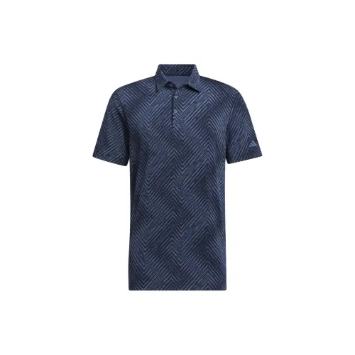 Adidas Ultimate365 Polo Shirts Men Marine Blue