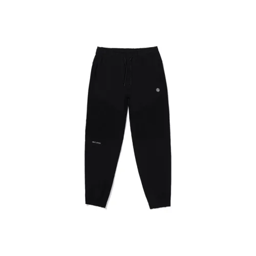 ABLE JEANS Knitted Sweatpants Men Charcoal Black