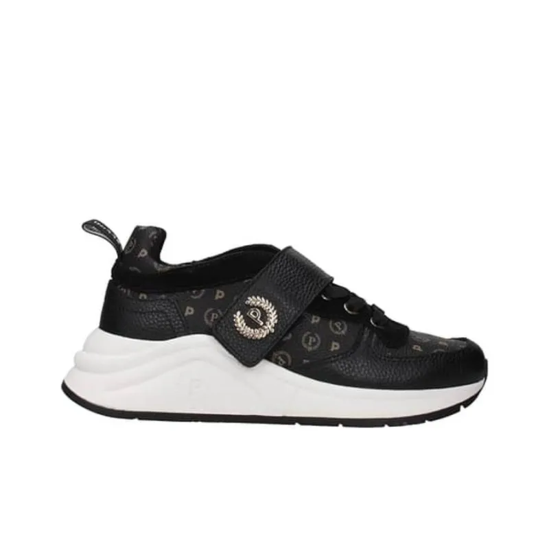Pollini Low Top Casual Shoes Women's Black-1
