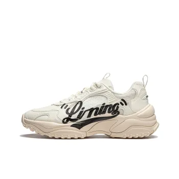 LiNing Churu Anti Slip Wear Resistant Low Top Casual Shoes Men's Ecru