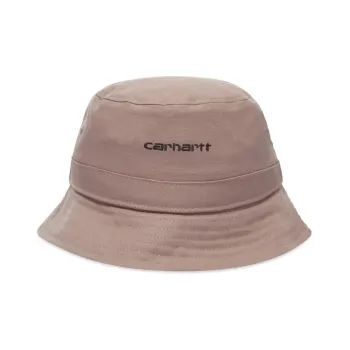 Carhartt WIP Cotton Bucket Hats Unisex Light Brown