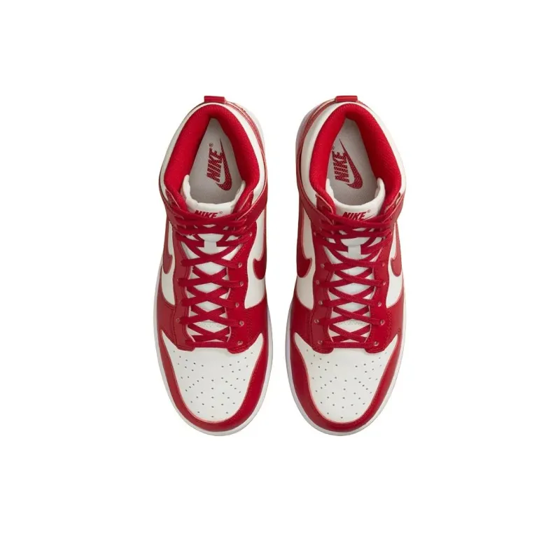 Nike Dunk High Sail Gym Red Gum Women's-2