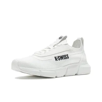 KSWISS Wear-resistant And Lightweight Low-Top Casual Shoes Unisex White Black
