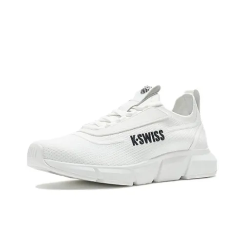 KSWISS Wear resistant And Lightweight Low Top Casual Shoes Unisex White Black