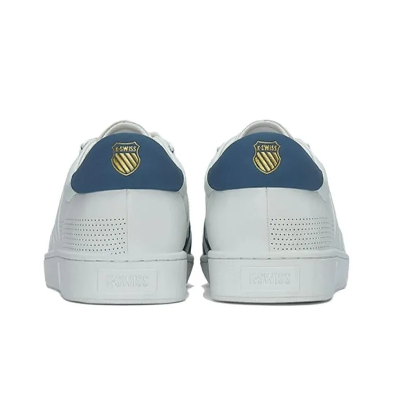 KSWISS Anti Slip Wear Resistant Low Top Casual Shoes Unisex White Blue-3