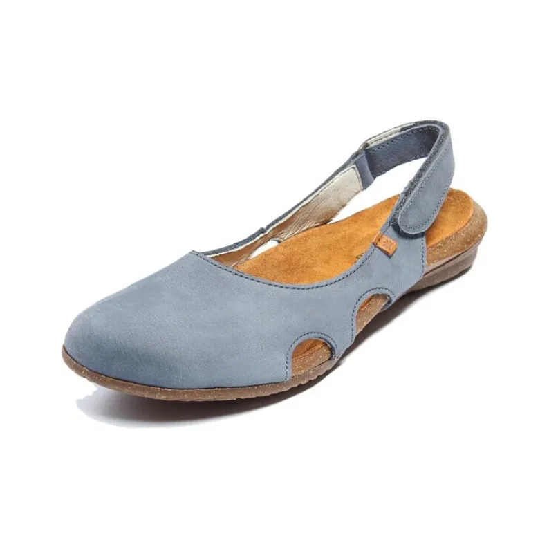 El Naturalista Casual Single Shoes Women's Blue-1