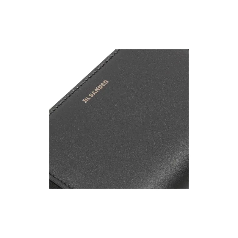 JIL SANDER Logo Debossed All Around Zip Wallet-3