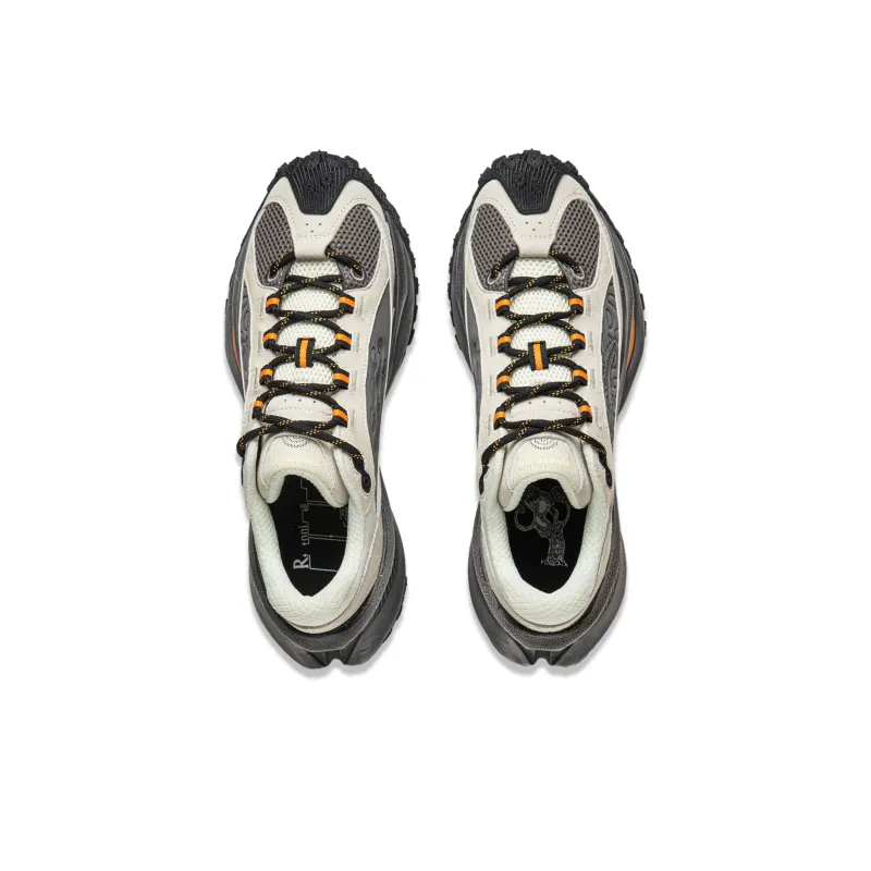LiNing Travel Hero CRC Cushioning, Wear Resistant Low Top Casual Running Shoes Unisex White Gray-3