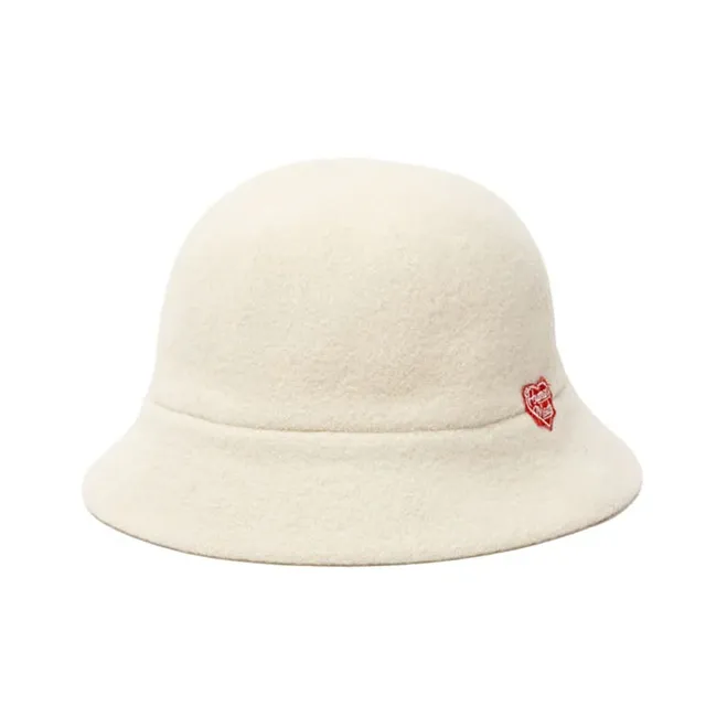 HUMAN MADE   Bucket Hats Unisex White/Blue-0