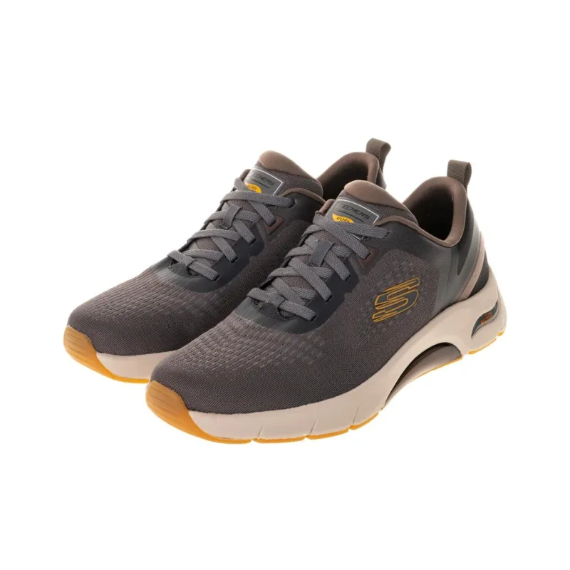 Skechers Skech-Air Arch Fit Cushioning Wear-Resistant Low-Top Casual Shoes Men's Brown-1