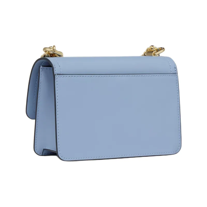 MICHAEL KORS Heather Split Cow Leather Shoulder Bag, Crossbody Bag Extra Small Women's Light Blue-2