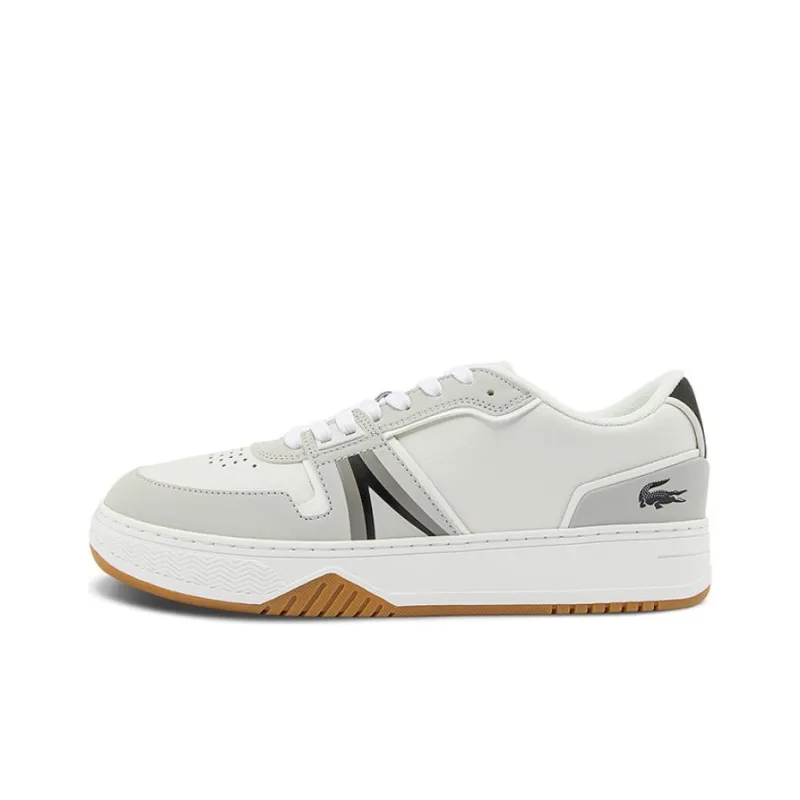 LACOSTE Low Top Skateboard Shoes Men's Gray-0