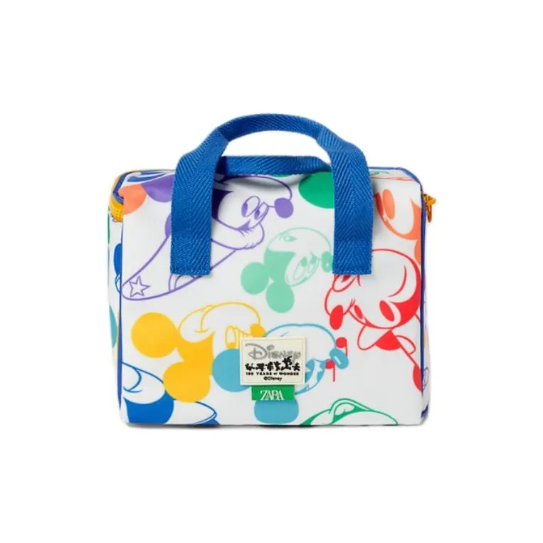 ZARA Disney Mickey Mouse Collaboration Polyester Handbag Regular Women's Multicolor-2