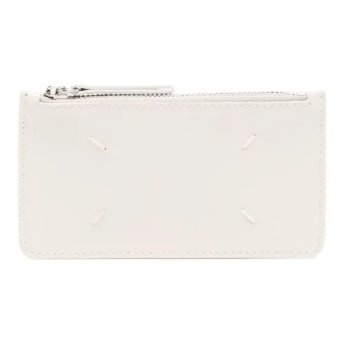 Maison Margiela Leather Wallet Women's Ecru