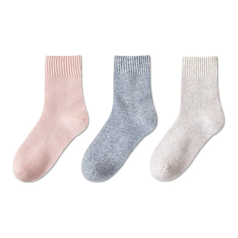 MIIOW Mid Calf Socks Women's 3 Pack-5