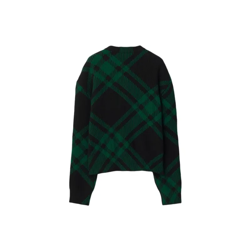 Burberry Check pattern Wool blend Cardigan-6