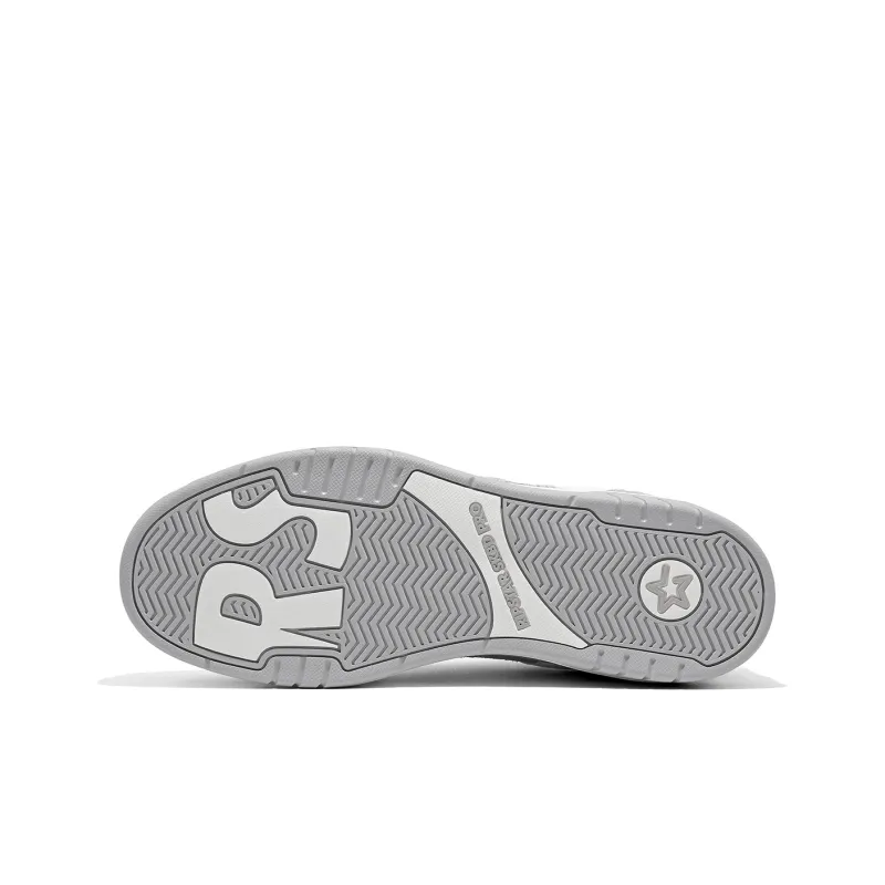 RIPSTAR SKBD Chic Skateboard Shoes Unisex Low-Top White-5