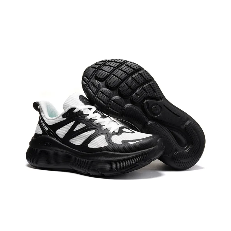 HUITENG Running Shoes Unisex Low Top Black White/Vibrant Orange/Dopamine Pink/Dream Blue/Phantasm Purple/Interstellar Black-3