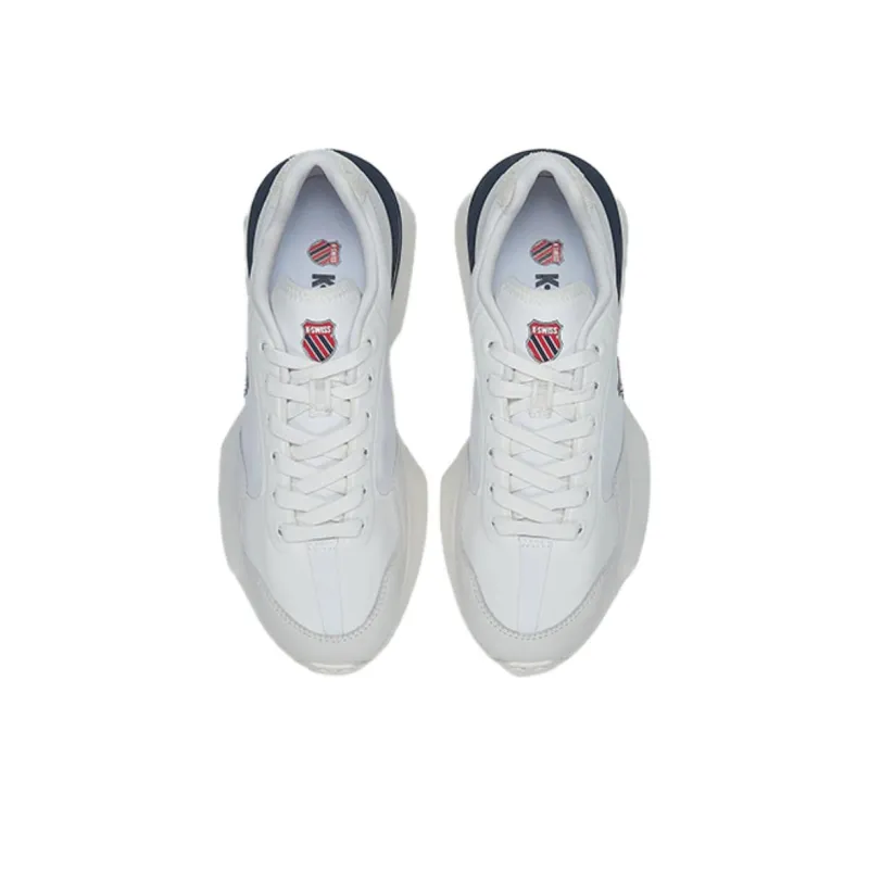 KSWISS Cushioning Slip Resistant Low Top Casual Shoes Unisex White Gray-3