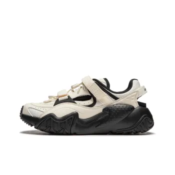 LiNing Sichuan Tour Cushioning Wear Resistant Low Top Casual Shoes Women's Ecru