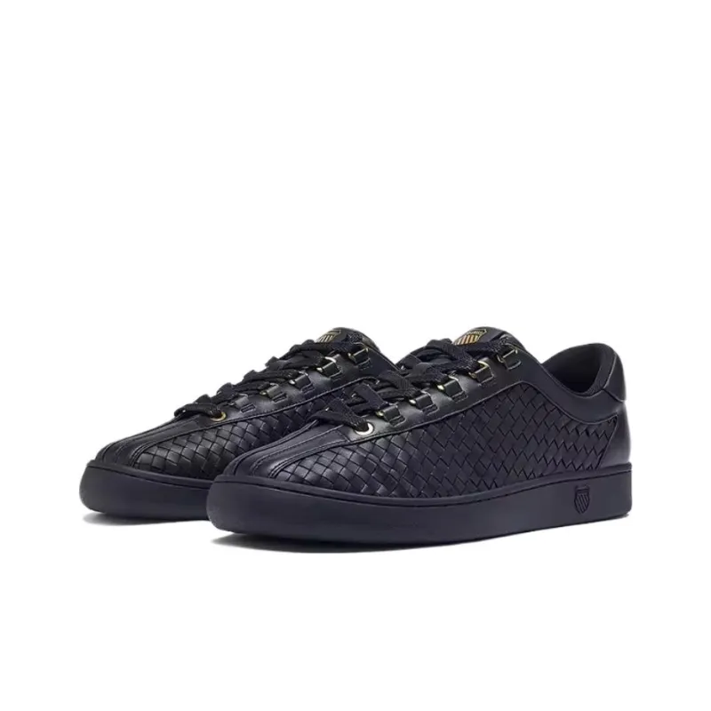 KSWISS Warm Low Top Skateboard Shoes Unisex Pure Black-3