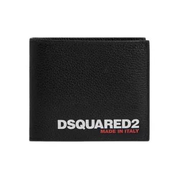 DSQUARED 2 Bob Logo Printed Bifold Wallet