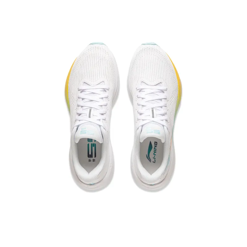 LiNing WuShi Lite 2.0 Cushioning Anti-Slip Wear-Resistant Breathability Low-Top Running Shoes Women's Standard White-3