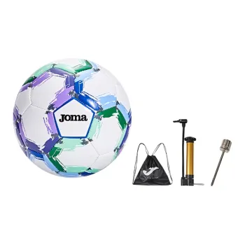 Joma Size 4 Soccer PU Machine Stitched Soccer Ball Unisex White Blue