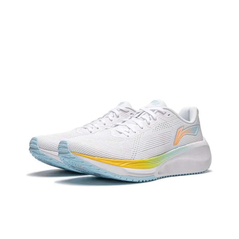 LiNing WuShi Lite 2.0 Cushioning Anti-Slip Wear-Resistant Breathability Low-Top Running Shoes Men's Standard White-2
