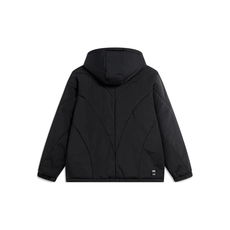 LiNing x LEAGUE OF LEGENDS Puffer Jacket Women's Black Ecru-1
