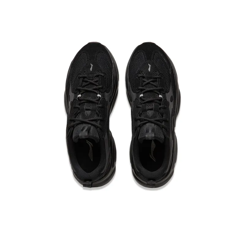 LiNing Milk Coconut 2.0 Anti Slip Wear Resistant Low Top Casual Shoes Women's Black-3