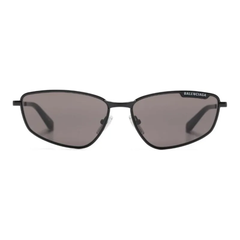 Balenciaga Logo-engraved Rectangular-frame Sunglasses-1