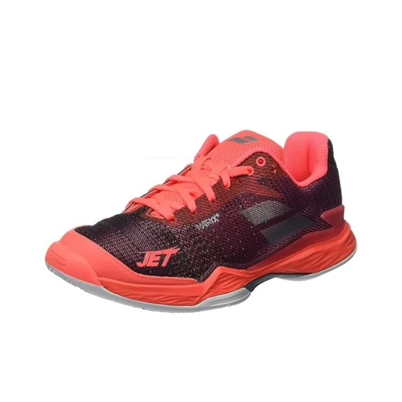 Babolat Abrasion Resistant Breathable Low Top Tennis Shoes Women's Pink Purple-0