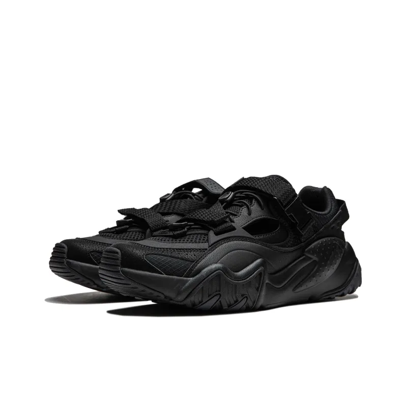 LiNing Sichuan Tour Anti Slip Wear Resistant Low Top Casual Shoes Men's Black-2