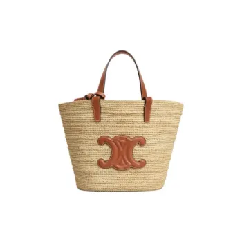 CELINE Cow Leather Shoulder Bag, Crossbody Bag, Handbag Women's Tawny