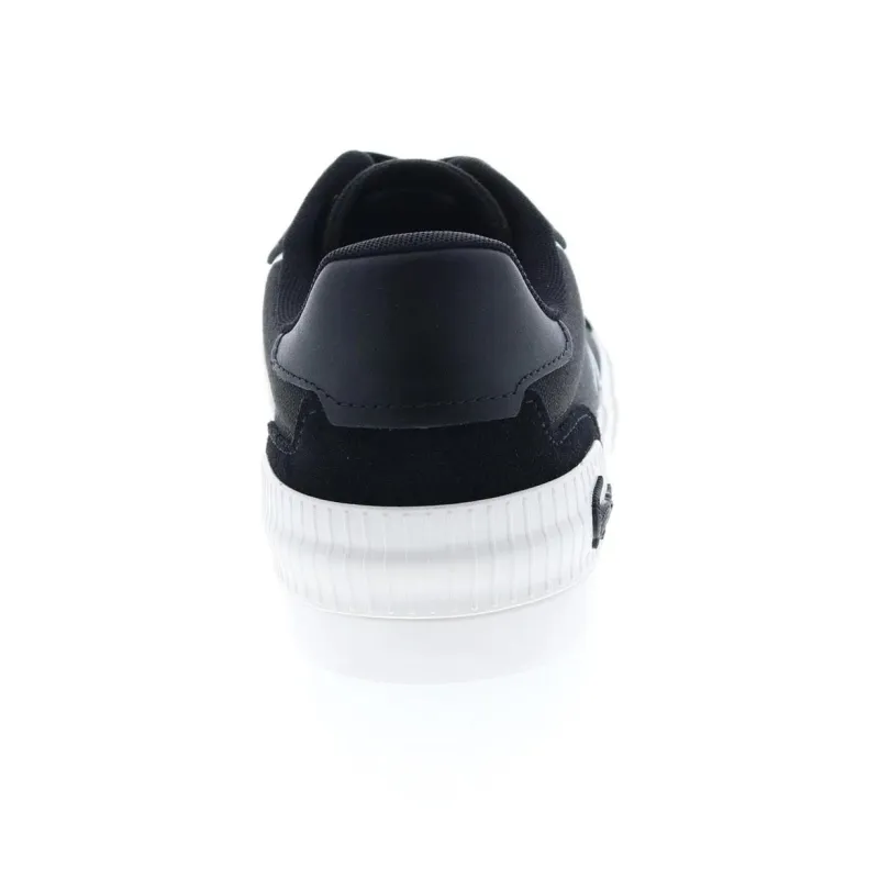 LACOSTE Low Top Skateboard Shoes Men's Black-6