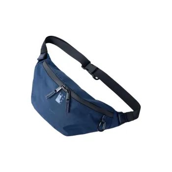Anello Polyester Sling Bag Men's Marine Blue