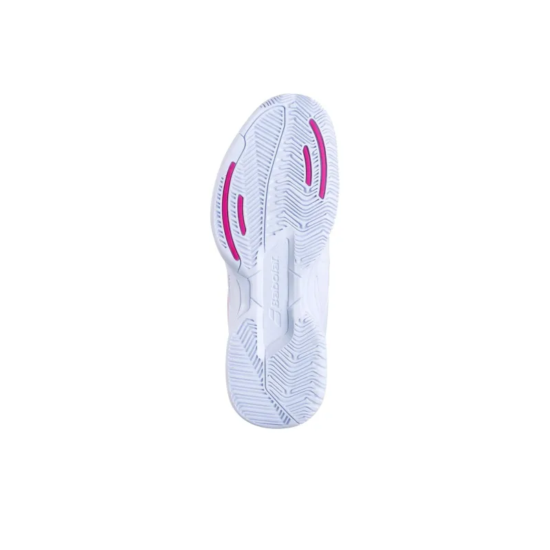Babolat Cushioning Slip Resistant Low Top Tennis Shoes Women's White-2