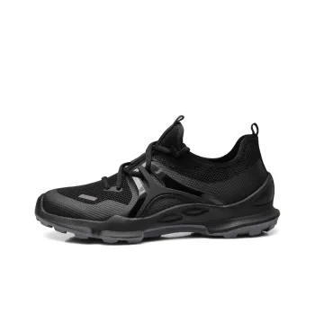 Strongman 3515 Men's Training Shoes Summer Mesh Shoes Running Mountaineering Shoes Black