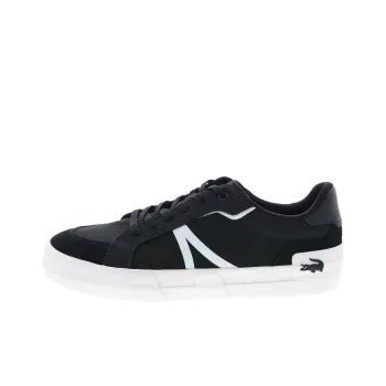 LACOSTE Low Top Skateboard Shoes Men's Black