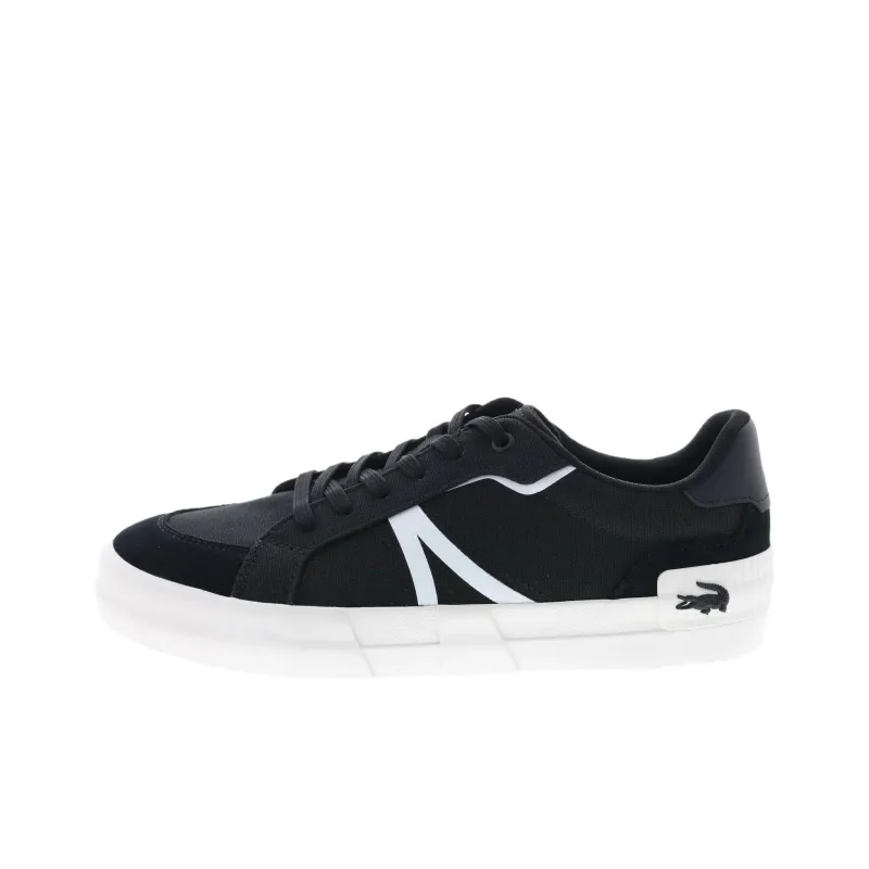 LACOSTE Low Top Skateboard Shoes Men's Black-0
