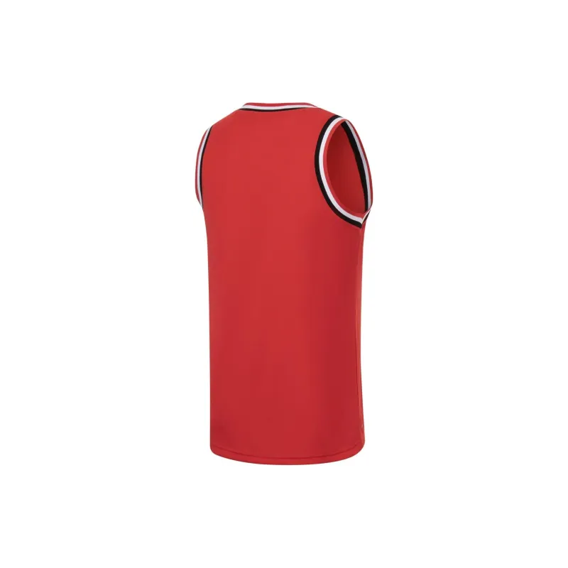LiNing Professional Basketball Series Basketball Suit Men's August Red-3