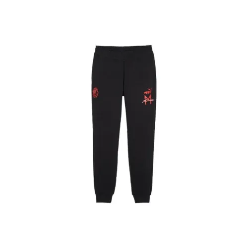 PUMA AC Milan Football Club Knit Sweatpants Men Black