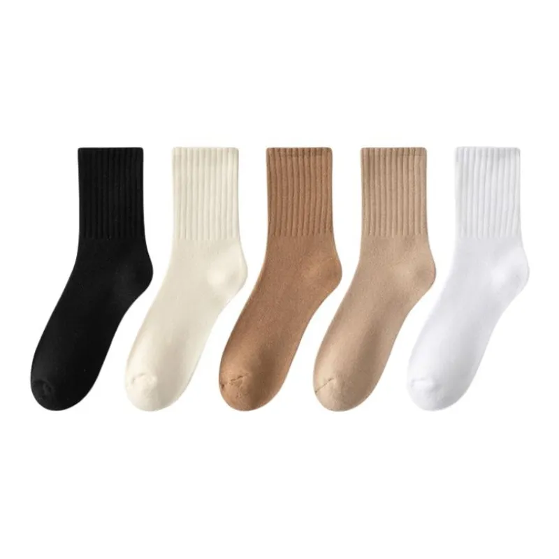 MIIOW Mid Calf Socks Men's 5 Pack-3