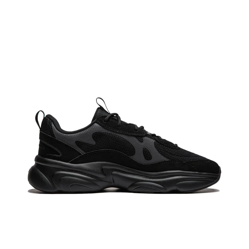 LiNing Milk Coconut 2.0 Anti Slip Wear Resistant Low Top Casual Shoes Women's Black-1